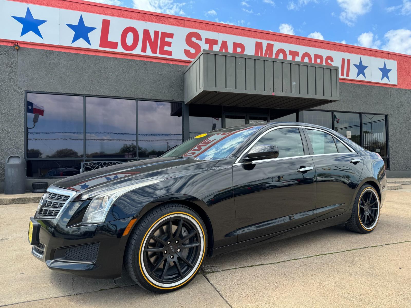 2013 BLACK CADILLAC ATS BASE (1G6AA5RX3D0) , located at 5900 E. Lancaster Ave., Fort Worth, TX, 76112, (817) 457-5456, 0.000000, 0.000000 - Photo #0